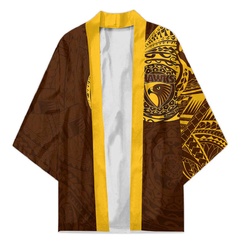 Personalized Hawthorn Hawks Polynesian Kimono Tribal Chest and Sleeve Tattoo Heritage Warrior