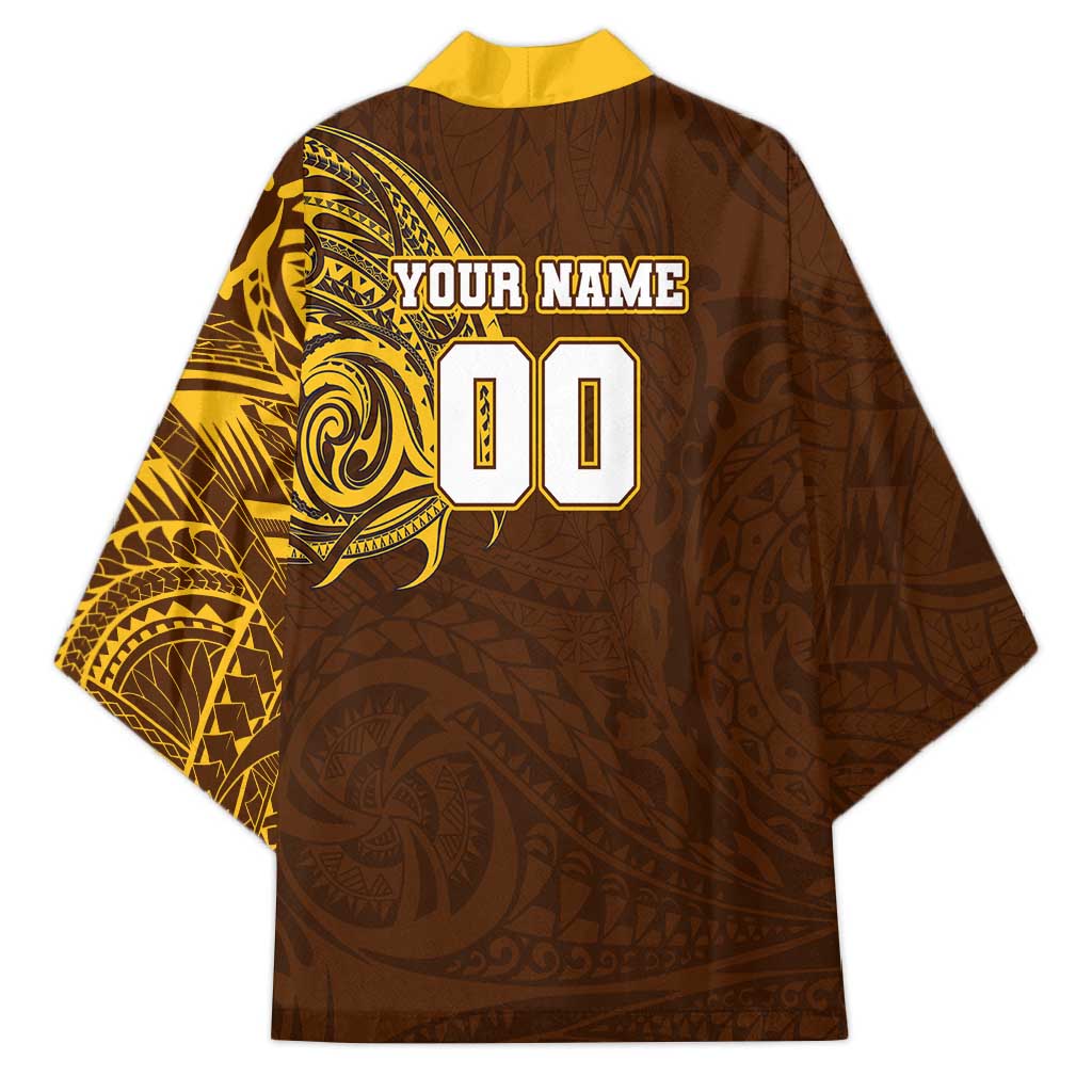Personalized Hawthorn Hawks Polynesian Kimono Tribal Chest and Sleeve Tattoo Heritage Warrior