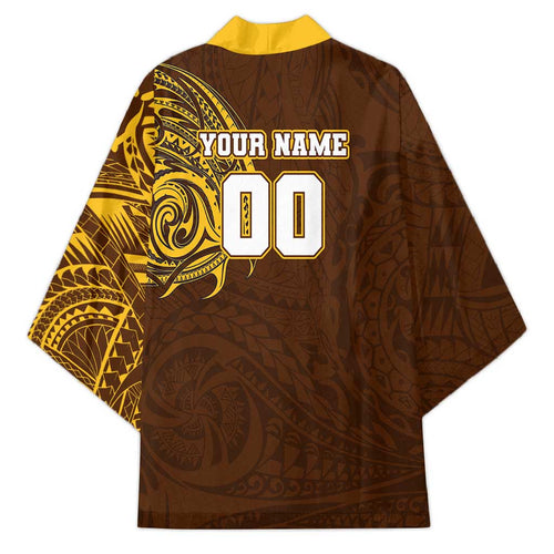 Personalized Hawthorn Hawks Polynesian Kimono Tribal Chest and Sleeve Tattoo Heritage Warrior