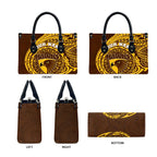 Personalized Hawthorn Hawks Polynesian Leather Bag Tribal Chest and Sleeve Tattoo Heritage Warrior