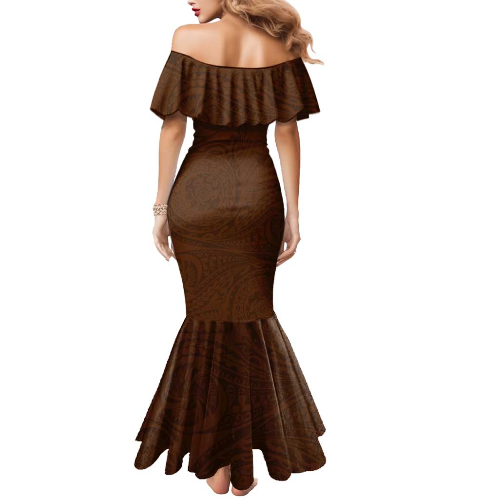 Personalized Hawthorn Hawks Polynesian Mermaid Dress Tribal Chest and Sleeve Tattoo Heritage Warrior