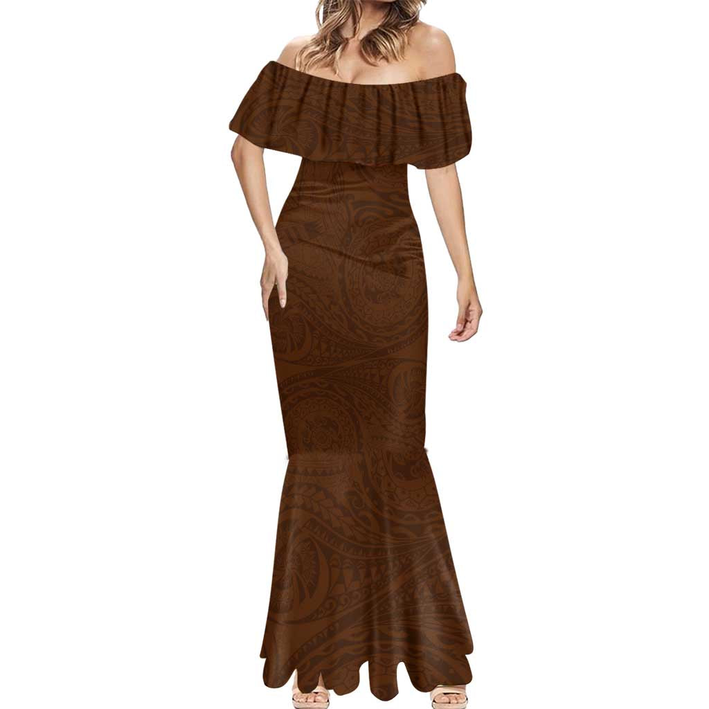 Personalized Hawthorn Hawks Polynesian Mermaid Dress Tribal Chest and Sleeve Tattoo Heritage Warrior