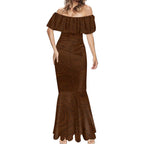 Personalized Hawthorn Hawks Polynesian Mermaid Dress Tribal Chest and Sleeve Tattoo Heritage Warrior