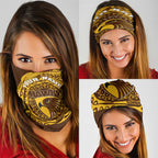 Personalized Hawthorn Hawks Polynesian Neck Gaiter Tribal Chest and Sleeve Tattoo Heritage Warrior