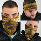 Personalized Hawthorn Hawks Polynesian Neck Gaiter Tribal Chest and Sleeve Tattoo Heritage Warrior