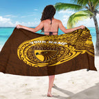 Personalized Hawthorn Hawks Polynesian Sarong Tribal Chest and Sleeve Tattoo Heritage Warrior