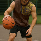 Personalized Hawthorn Hawks Polynesian Sleeveless Hoodie Tribal Chest and Sleeve Tattoo Heritage Warrior