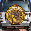Personalized Hawthorn Hawks Polynesian Spare Tire Cover Tribal Chest and Sleeve Tattoo Heritage Warrior