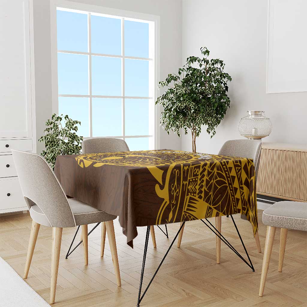 Personalized Hawthorn Hawks Polynesian Tablecloth Tribal Chest and Sleeve Tattoo Heritage Warrior