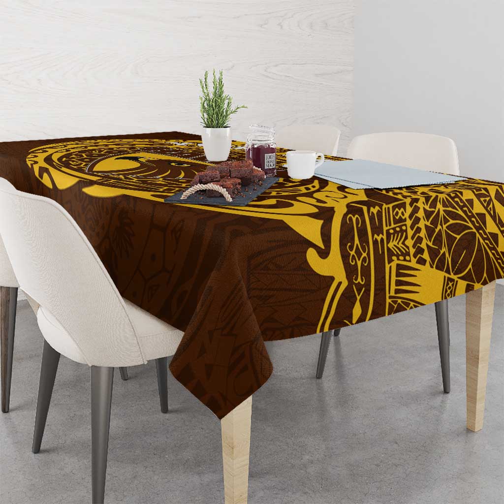 Personalized Hawthorn Hawks Polynesian Tablecloth Tribal Chest and Sleeve Tattoo Heritage Warrior