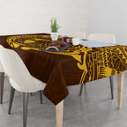 Personalized Hawthorn Hawks Polynesian Tablecloth Tribal Chest and Sleeve Tattoo Heritage Warrior