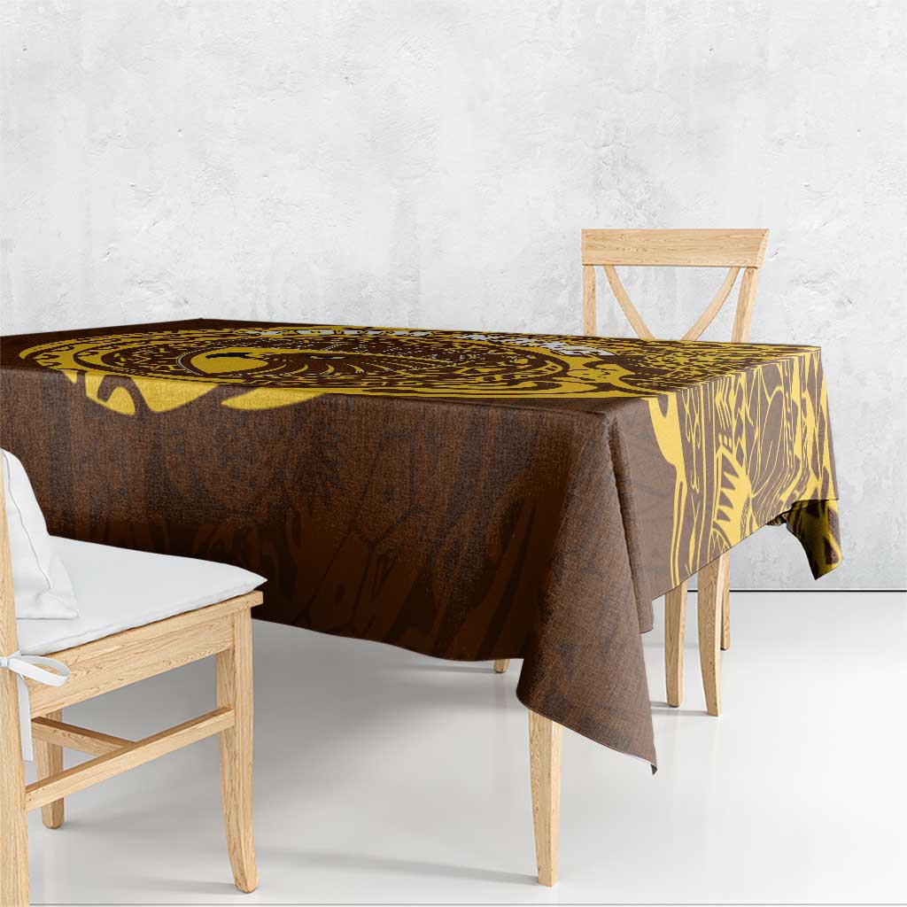 Personalized Hawthorn Hawks Polynesian Tablecloth Tribal Chest and Sleeve Tattoo Heritage Warrior