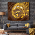 Personalized Hawthorn Hawks Polynesian Tapestry Tribal Chest and Sleeve Tattoo Heritage Warrior