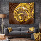 Personalized Hawthorn Hawks Polynesian Tapestry Tribal Chest and Sleeve Tattoo Heritage Warrior