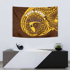 Personalized Hawthorn Hawks Polynesian Tapestry Tribal Chest and Sleeve Tattoo Heritage Warrior