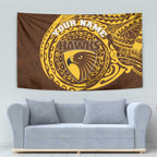 Personalized Hawthorn Hawks Polynesian Tapestry Tribal Chest and Sleeve Tattoo Heritage Warrior