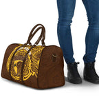 Personalized Hawthorn Hawks Polynesian Travel Bag Tribal Chest and Sleeve Tattoo Heritage Warrior