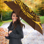 Personalized Hawthorn Hawks Polynesian Umbrella Tribal Chest and Sleeve Tattoo Heritage Warrior