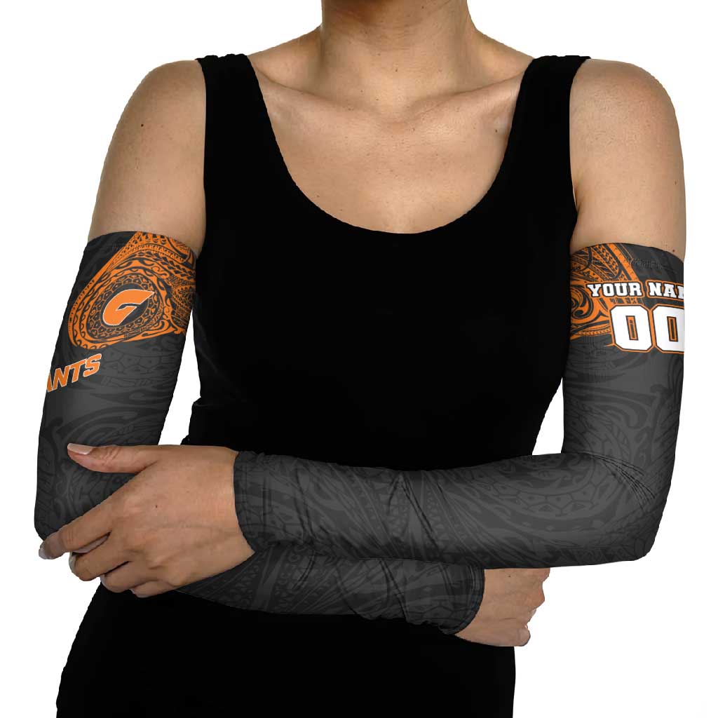 Personalized Giants Polynesian Arm Sleeves Tribal Chest and Sleeve Tattoo Heritage Warrior