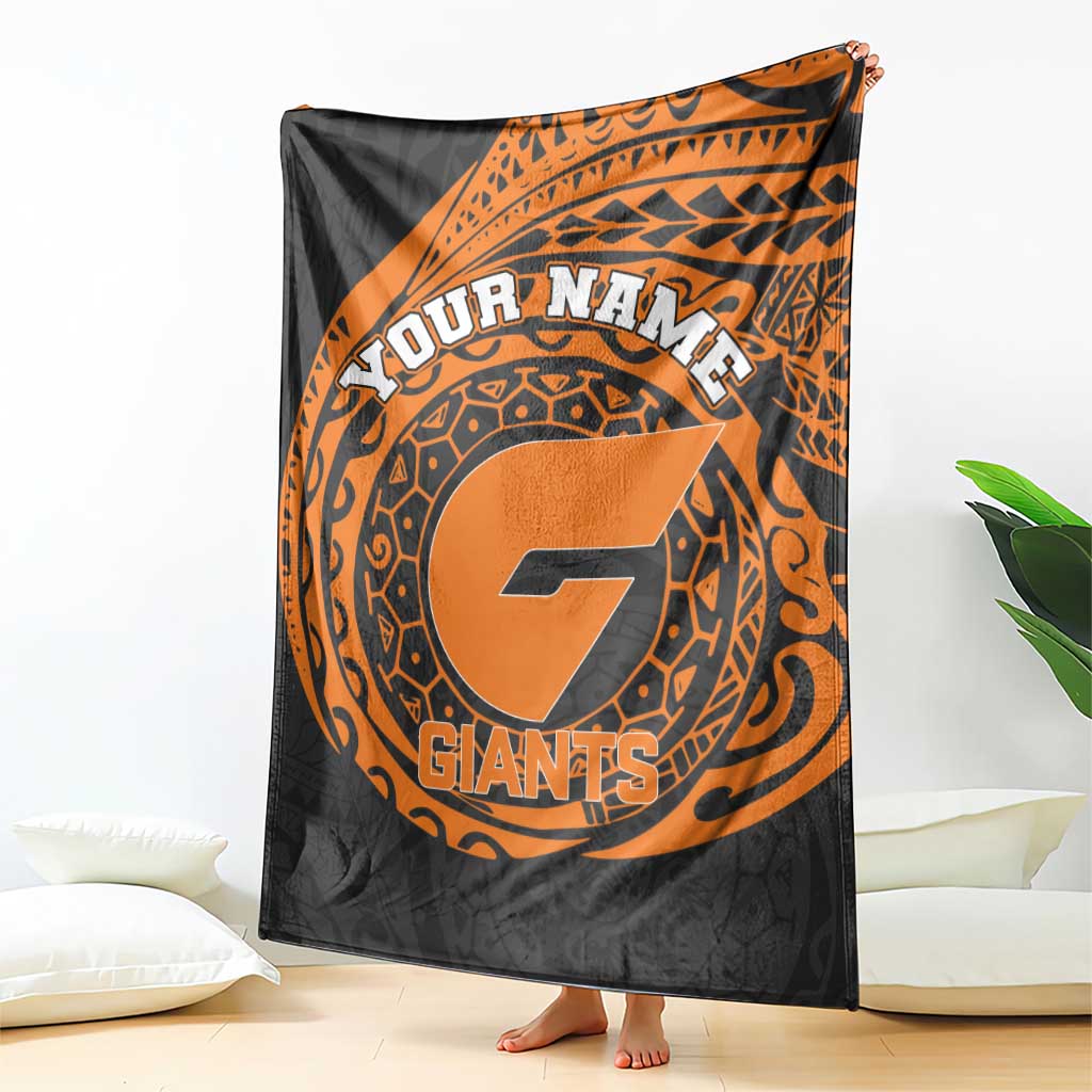 Personalized Giants Polynesian Blanket Tribal Chest and Sleeve Tattoo Heritage Warrior