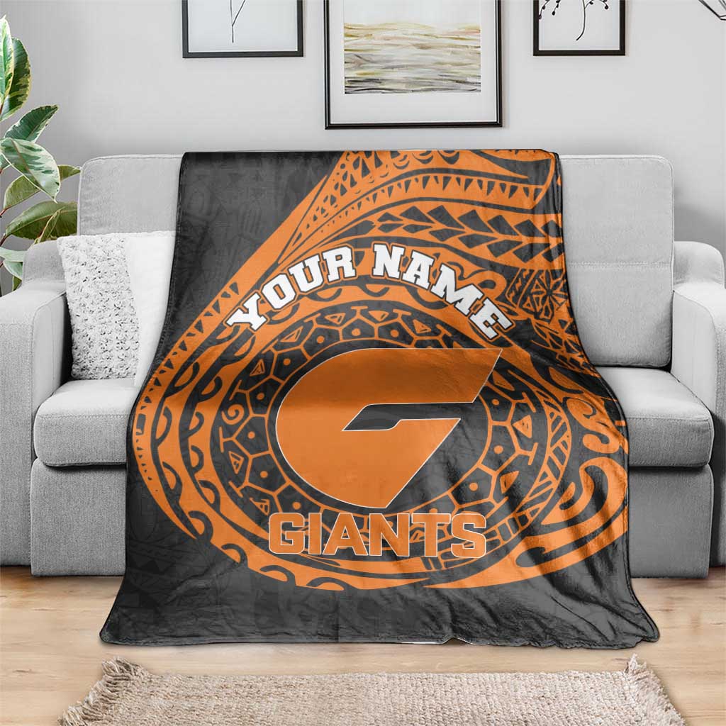 Personalized Giants Polynesian Blanket Tribal Chest and Sleeve Tattoo Heritage Warrior