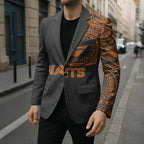 Personalized Giants Polynesian Blazer Tribal Chest and Sleeve Tattoo Heritage Warrior