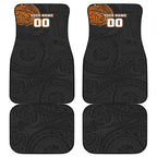 Personalized Giants Polynesian Car Mats Tribal Chest and Sleeve Tattoo Heritage Warrior