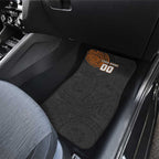Personalized Giants Polynesian Car Mats Tribal Chest and Sleeve Tattoo Heritage Warrior
