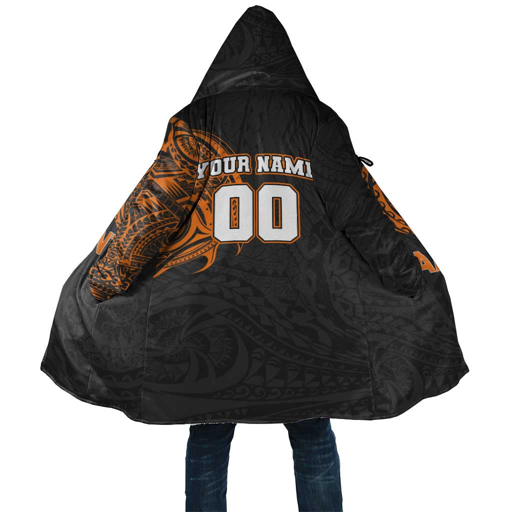 Personalized Giants Polynesian Cloak Tribal Chest and Sleeve Tattoo Heritage Warrior