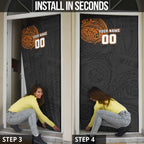 Personalized Giants Polynesian Door Cover Tribal Chest and Sleeve Tattoo Heritage Warrior