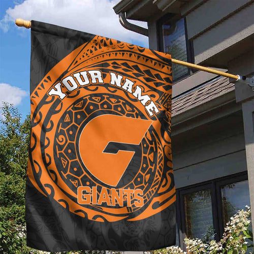 Personalized Giants Polynesian Garden Flag Tribal Chest and Sleeve Tattoo Heritage Warrior