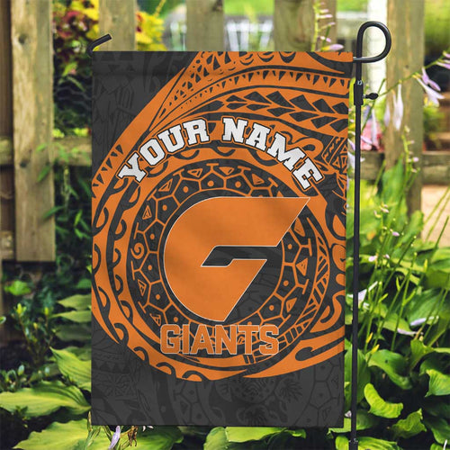 Personalized Giants Polynesian Garden Flag Tribal Chest and Sleeve Tattoo Heritage Warrior