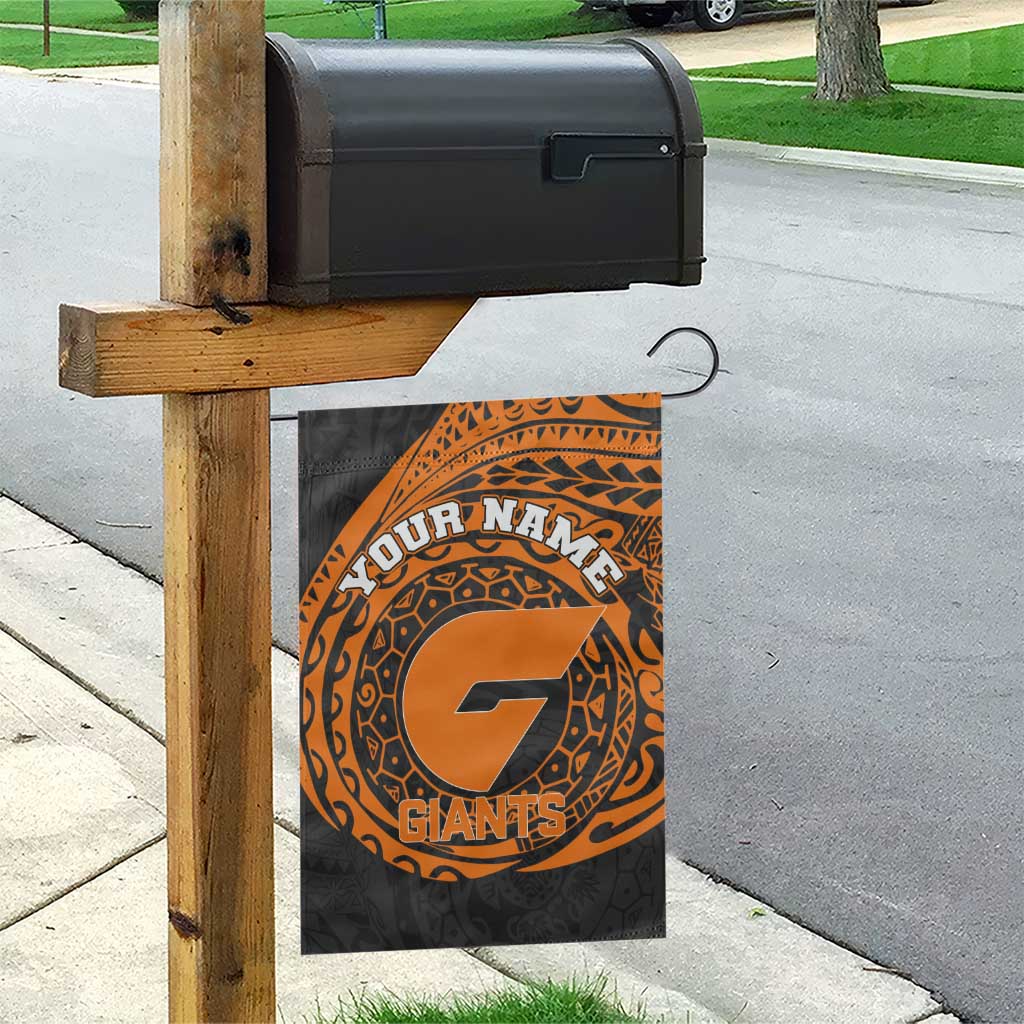 Personalized Giants Polynesian Garden Flag Tribal Chest and Sleeve Tattoo Heritage Warrior