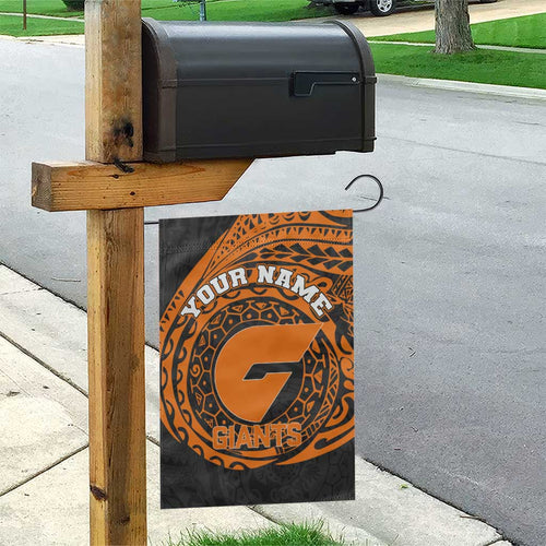 Personalized Giants Polynesian Garden Flag Tribal Chest and Sleeve Tattoo Heritage Warrior