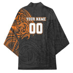 Personalized Giants Polynesian Kimono Tribal Chest and Sleeve Tattoo Heritage Warrior
