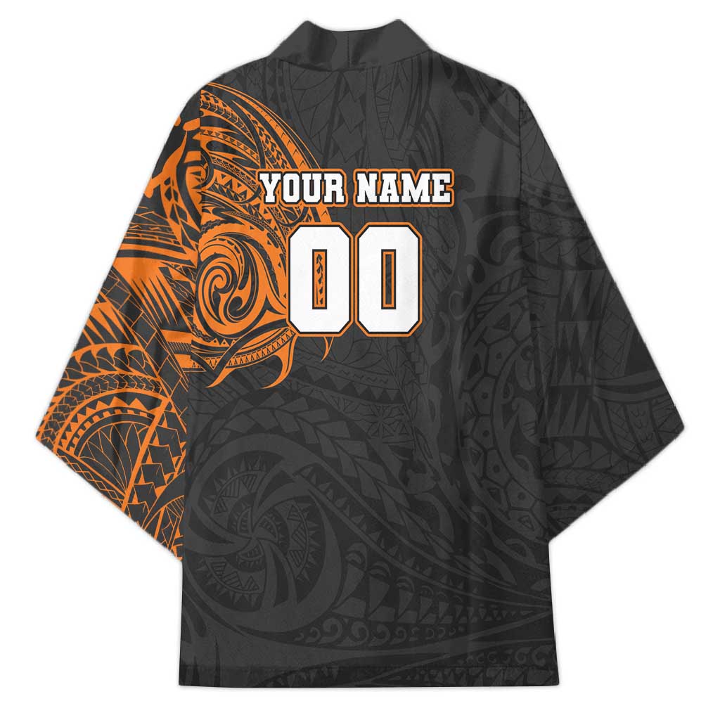 Personalized Giants Polynesian Kimono Tribal Chest and Sleeve Tattoo Heritage Warrior