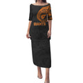 Personalized Giants Polynesian Puletasi Tribal Chest and Sleeve Tattoo Heritage Warrior