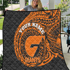 Personalized Giants Polynesian Quilt Tribal Chest and Sleeve Tattoo Heritage Warrior