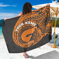 Personalized Giants Polynesian Sarong Tribal Chest and Sleeve Tattoo Heritage Warrior