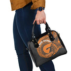Personalized Giants Polynesian Shoulder Handbag Tribal Chest and Sleeve Tattoo Heritage Warrior