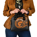 Personalized Giants Polynesian Shoulder Handbag Tribal Chest and Sleeve Tattoo Heritage Warrior