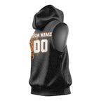 Personalized Giants Polynesian Sleeveless Hoodie Tribal Chest and Sleeve Tattoo Heritage Warrior