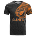 Personalized Giants Polynesian T Shirt Tribal Chest and Sleeve Tattoo Heritage Warrior