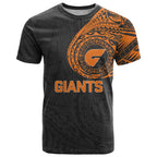 Personalized Giants Polynesian T Shirt Tribal Chest and Sleeve Tattoo Heritage Warrior