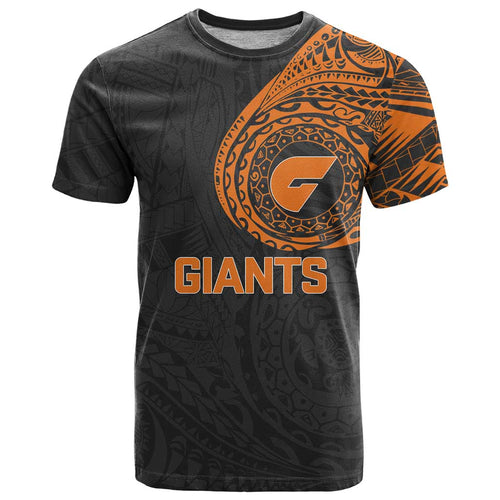 Personalized Giants Polynesian T Shirt Tribal Chest and Sleeve Tattoo Heritage Warrior