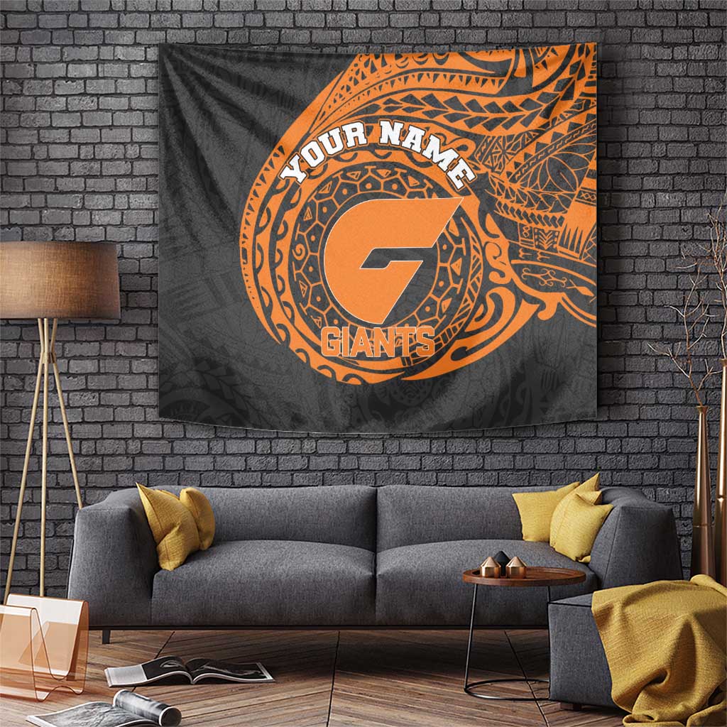 Personalized Giants Polynesian Tapestry Tribal Chest and Sleeve Tattoo Heritage Warrior