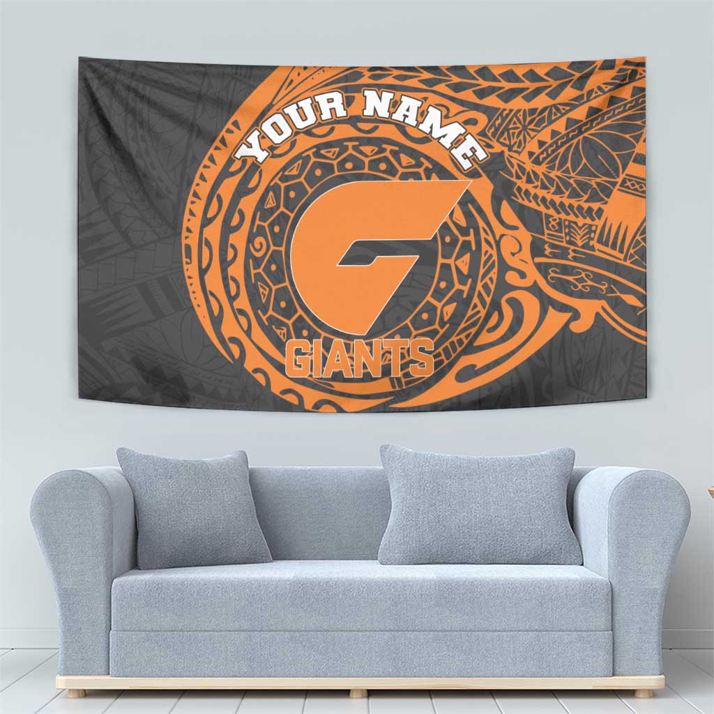 Personalized Giants Polynesian Tapestry Tribal Chest and Sleeve Tattoo Heritage Warrior