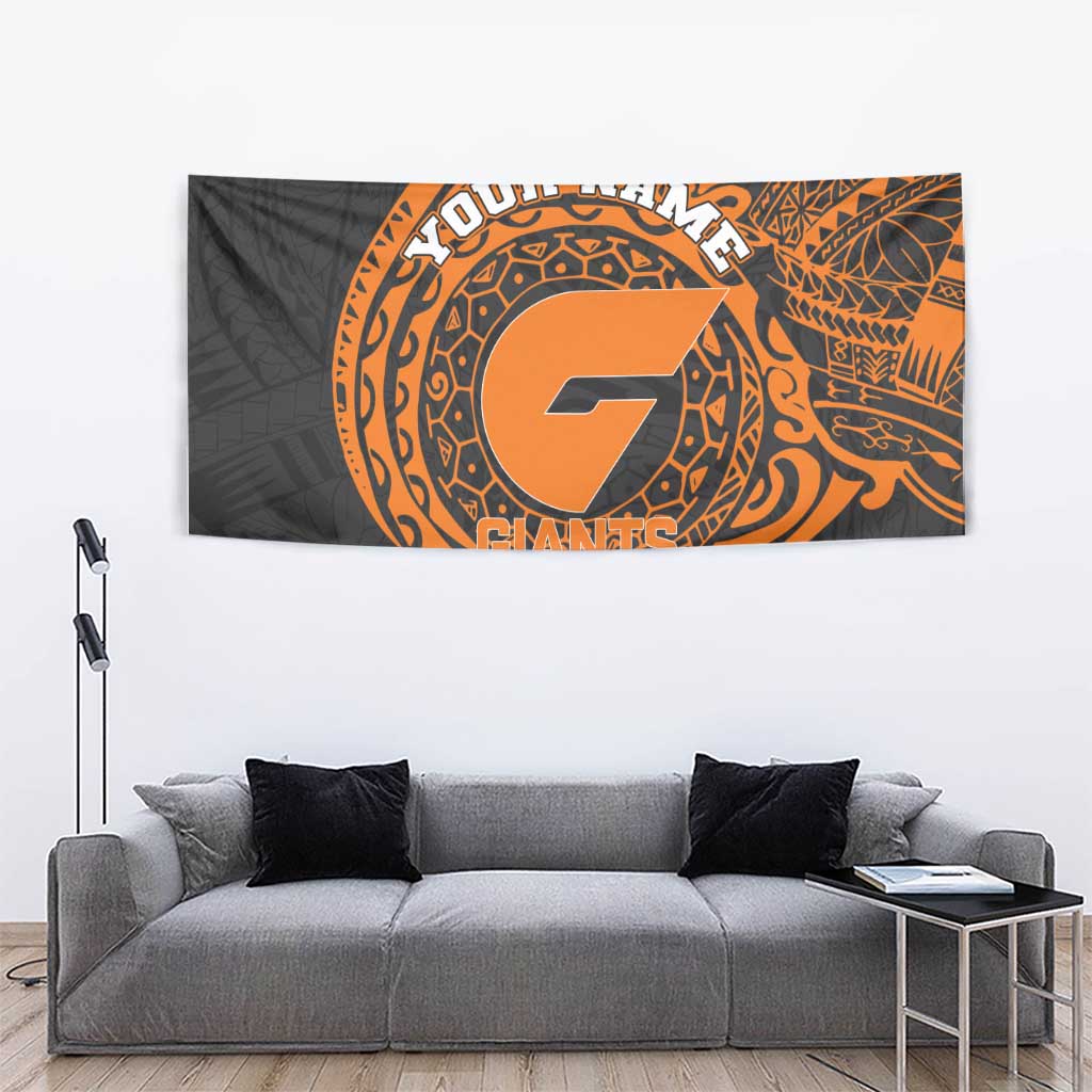 Personalized Giants Polynesian Tapestry Tribal Chest and Sleeve Tattoo Heritage Warrior