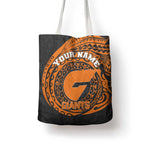 Personalized Giants Polynesian Tote Bag Tribal Chest and Sleeve Tattoo Heritage Warrior