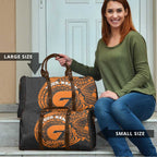 Personalized Giants Polynesian Travel Bag Tribal Chest and Sleeve Tattoo Heritage Warrior